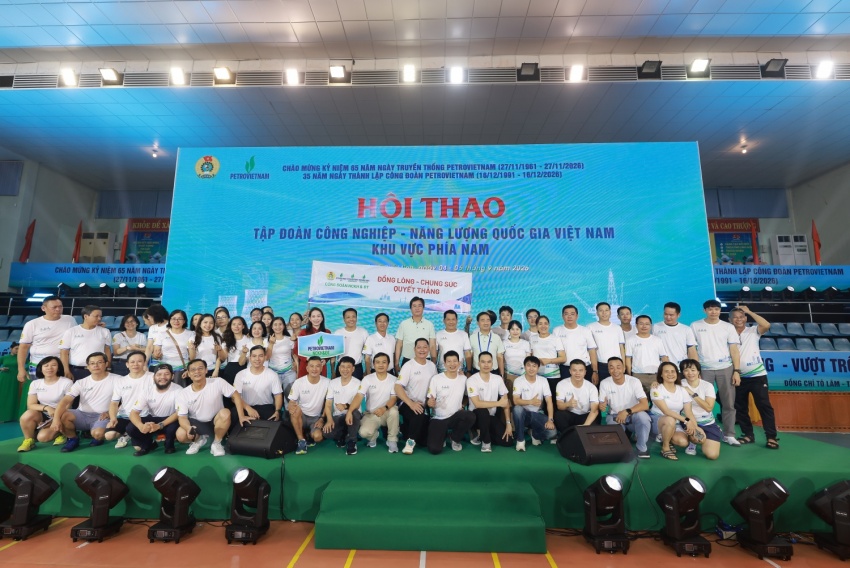 Công đoàn Nghiên cứu Khoa học và Đào tạo bùng nổ sức trẻ, thắt chặt đoàn kết tại Hội thao PETROVIETNAM 2026 Công đoàn Nghiên cứu Khoa học và Đào tạo bùng nổ sức trẻ, thắt chặt đoàn kết tại Hội thao PETROVIETNAM 2026