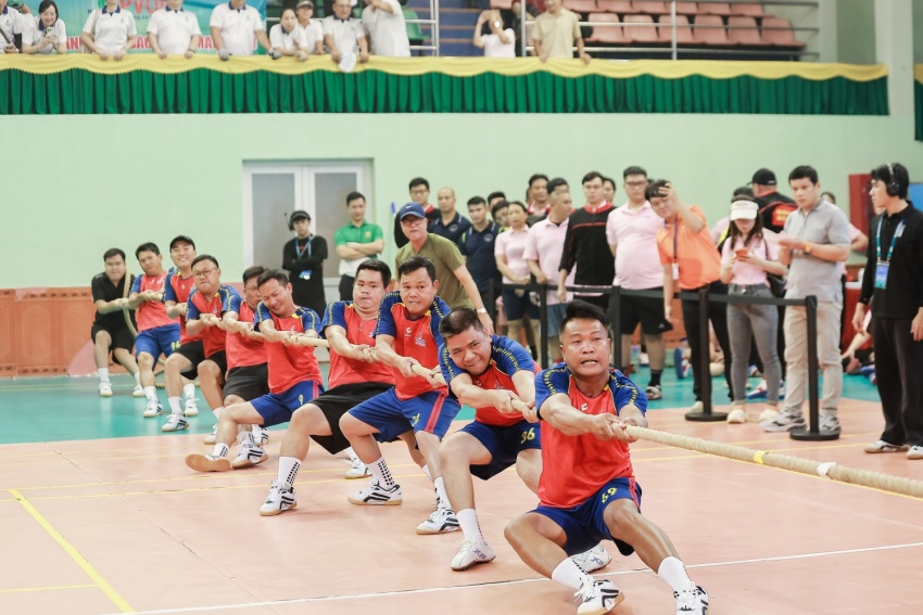 Bùng nổ cảm xúc với môn kéo co tại Hội thao PETROVIETNAM 2026 khu vực phía Nam