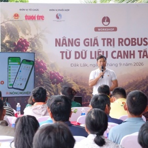 Nâng giá trị Robusta từ dữ liệu canh tác trên ứng dụng 2Nông