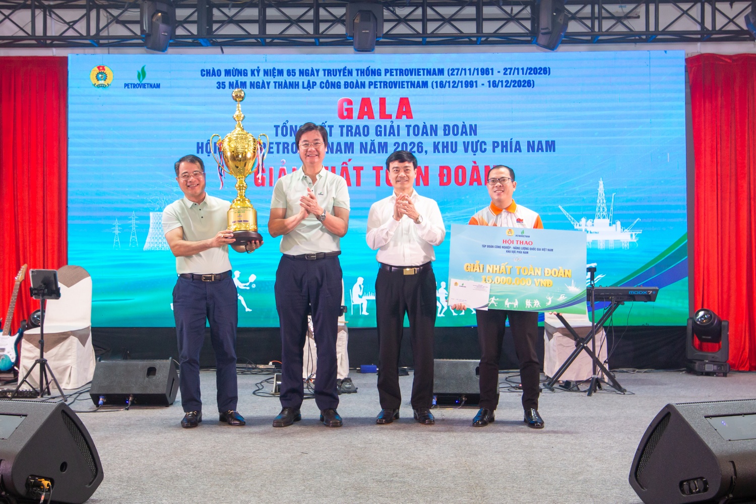 Dấu ấn rực rỡ tại Hội thao PETROVIETNAM 2026 khu vực phía Nam: Lan tỏa tinh thần Dấu ấn rực rỡ tại Hội thao PETROVIETNAM 2026 khu vực phía Nam: Lan tỏa tinh thần