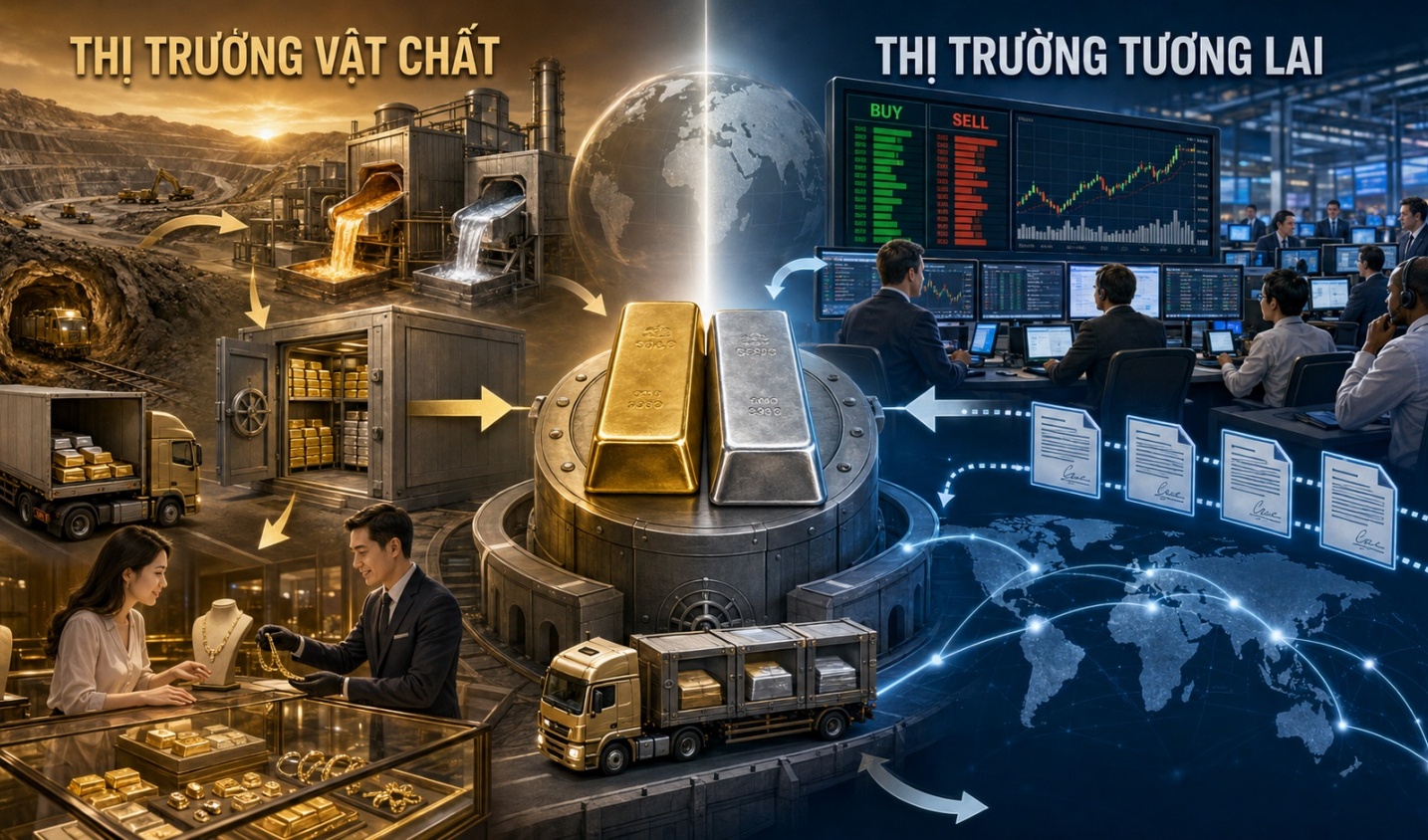 Ai đang mua bán giá vàng, giá bạc của ngày mai?
