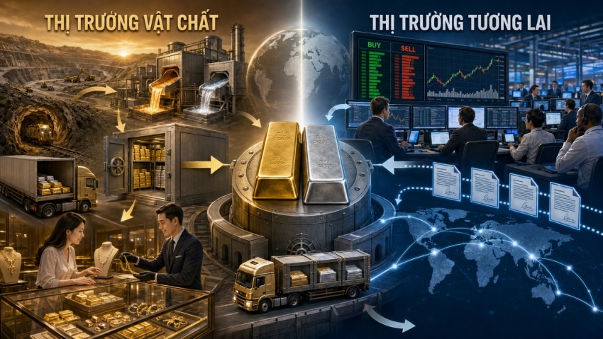 Ai đang mua bán giá vàng, giá bạc của ngày mai?