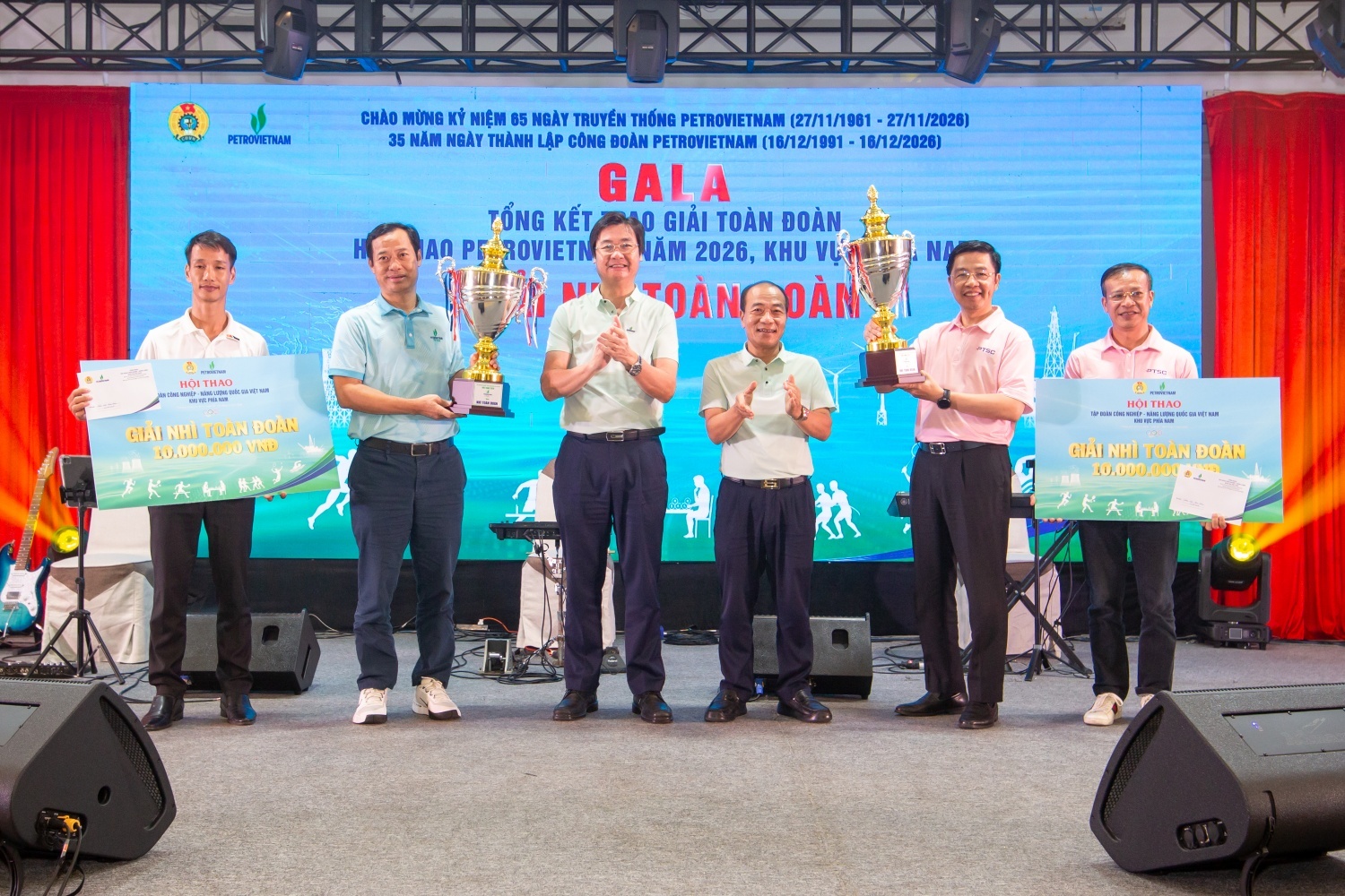 PV GAS xuất sắc đạt giải Nhì toàn đoàn tại Hội thao PETROVIETNAM 2026