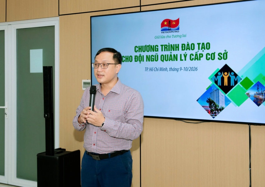 Vietsovpetro khai giảng khóa đào tạo nâng cao năng lực cho đội ngũ quản lý cấp cơ sở