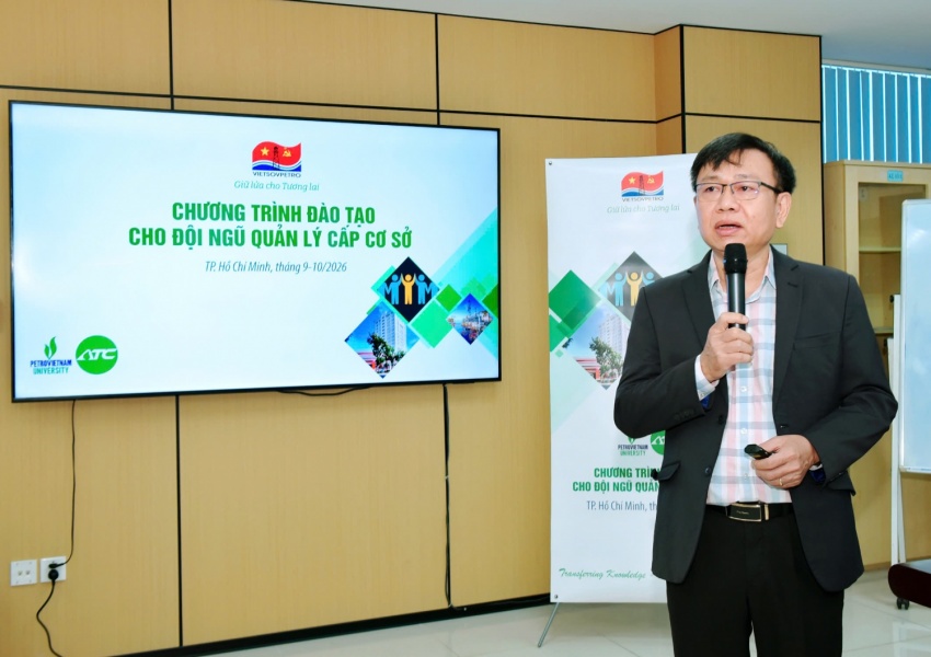 Vietsovpetro khai giảng khóa đào tạo nâng cao năng lực cho đội ngũ quản lý cấp cơ sở