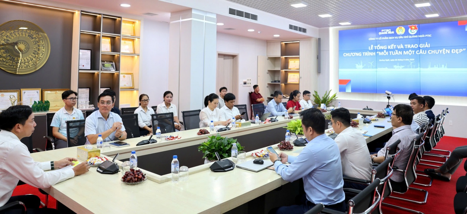“Mỗi tuần một câu chuyện đẹp” lan tỏa văn hóa PTSC Quảng Ngãi