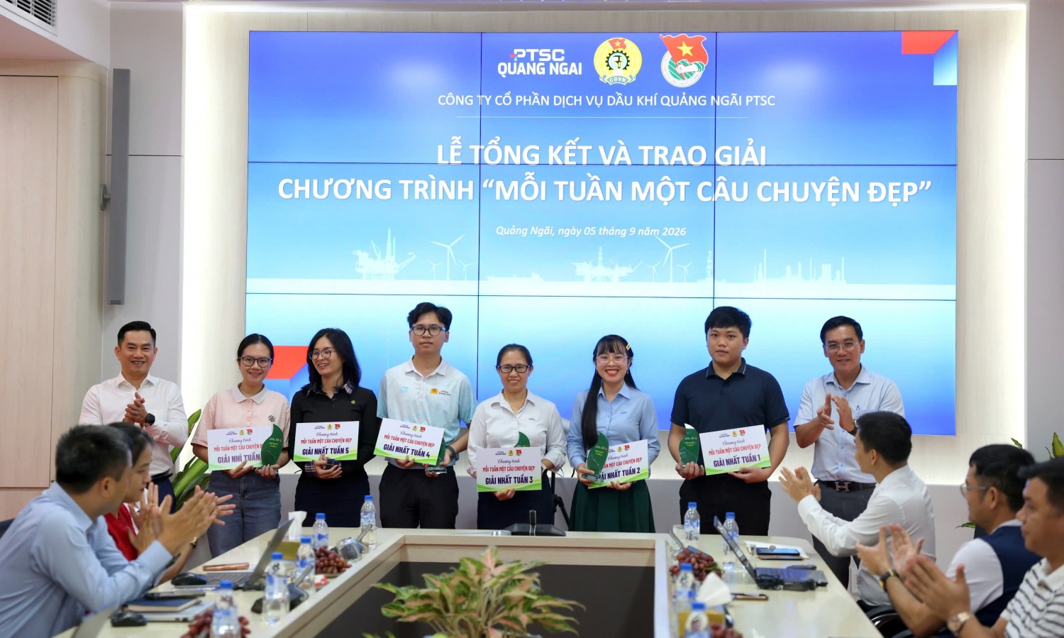 “Mỗi tuần một câu chuyện đẹp” lan tỏa văn hóa PTSC Quảng Ngãi