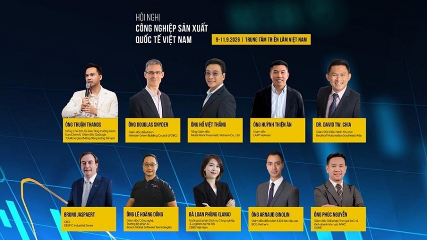 Từ AI đến sản xuất xanh: Những bài toán lớn tại Hội nghị Công nghiệp Sản xuất Quốc tế Việt Nam 2026 Từ AI đến sản xuất xanh: Những bài toán lớn tại Hội nghị Công nghiệp Sản xuất Quốc tế Việt Nam 2026