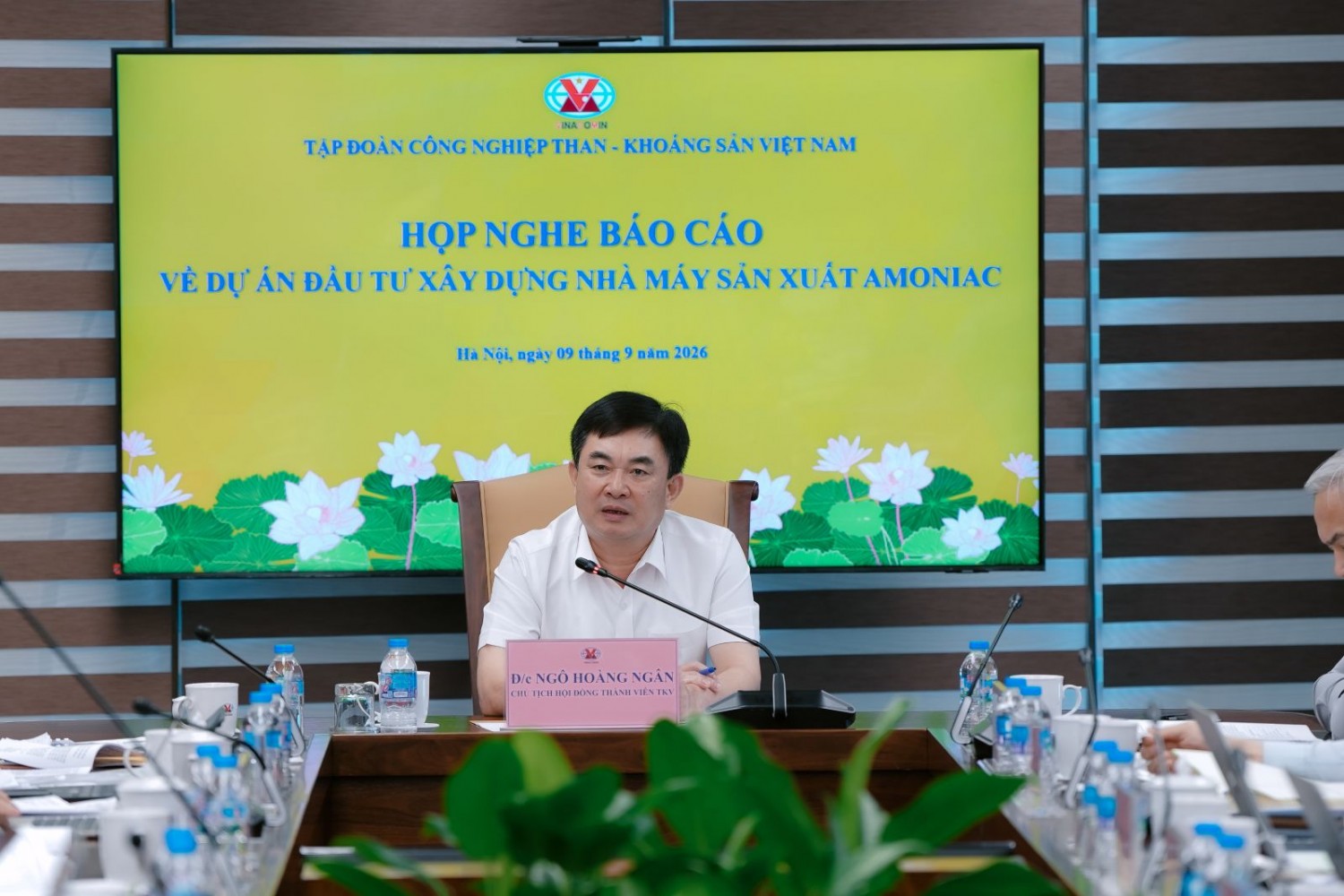 TKV tập trung gỡ cho Dự án Nhà máy sản xuất Amoniac TKV Nhà máy sản xuất Amoniac