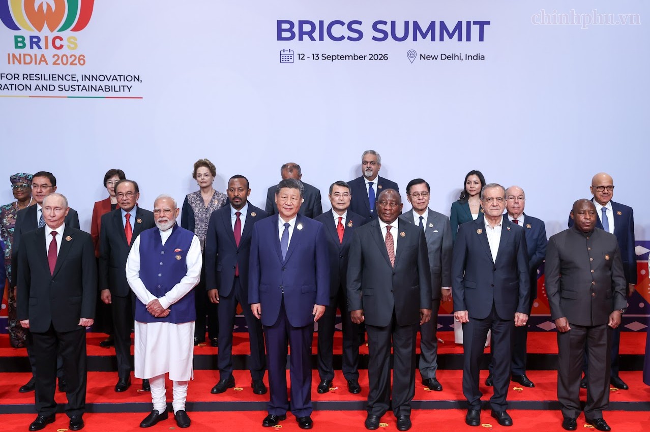 Thủ tướng Lê Minh Hưng dự Phiên thảo luận Hội nghị thượng đỉnh BRICS lần thứ 18