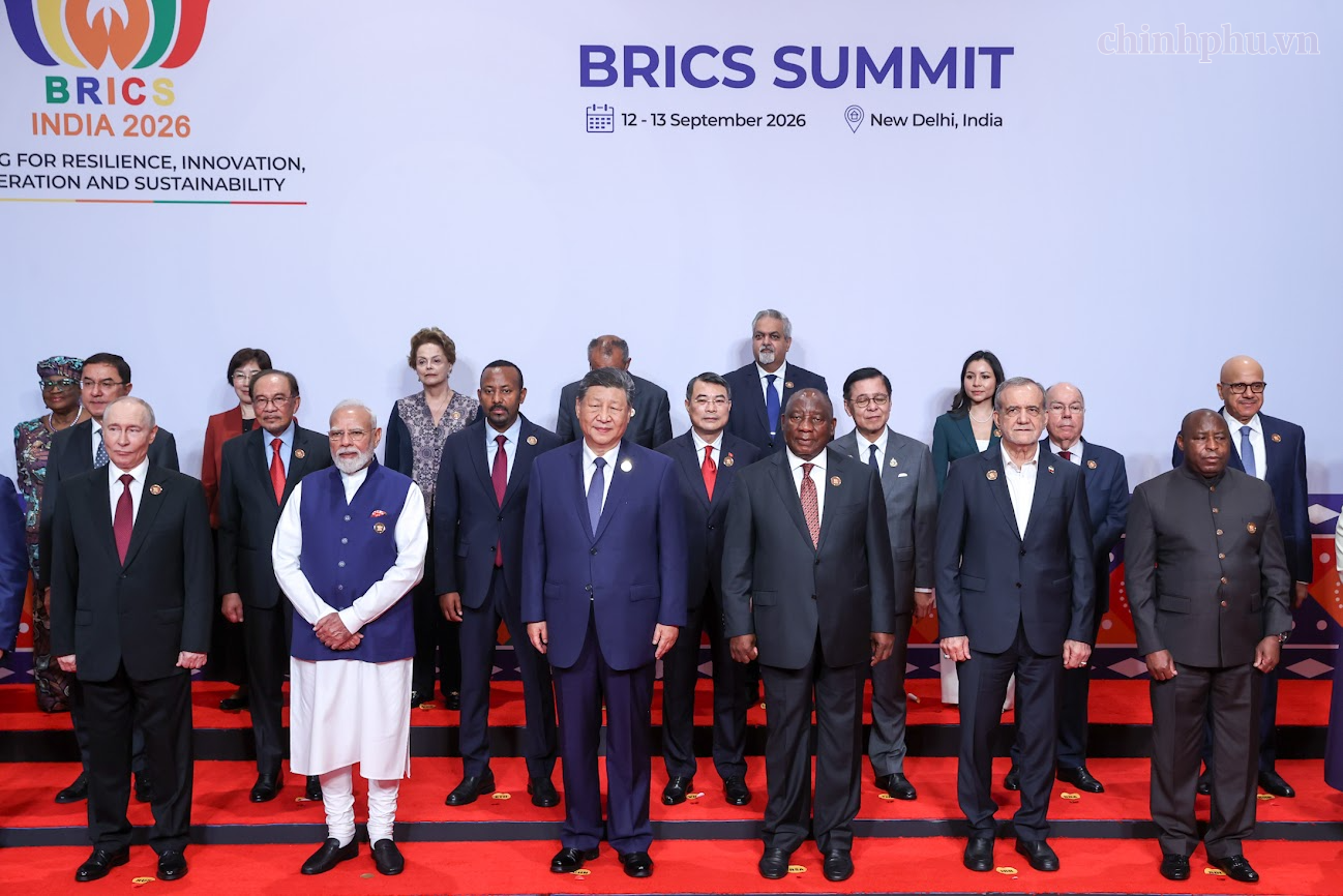 Thủ tướng Lê Minh Hưng dự Phiên thảo luận Hội nghị thượng đỉnh BRICS lần thứ 18 Thủ tướng Lê Minh Hưng dự Phiên thảo luận Hội nghị thượng đỉnh BRICS lần thứ 18