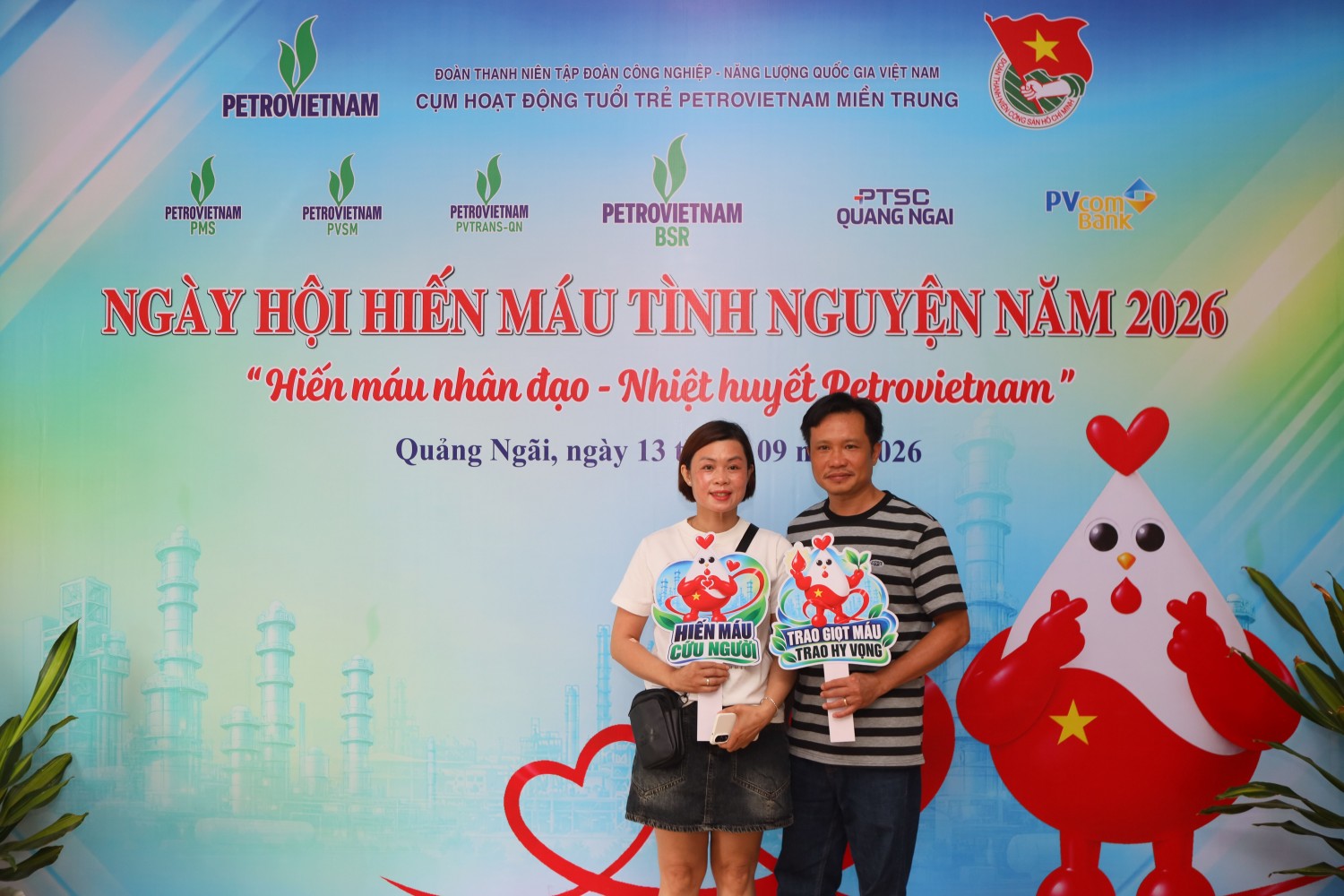 Nhiệt huyết Người PETROVIETNAM trao gửi những giọt máu “Nghĩa tình” tại Quảng Ngãi