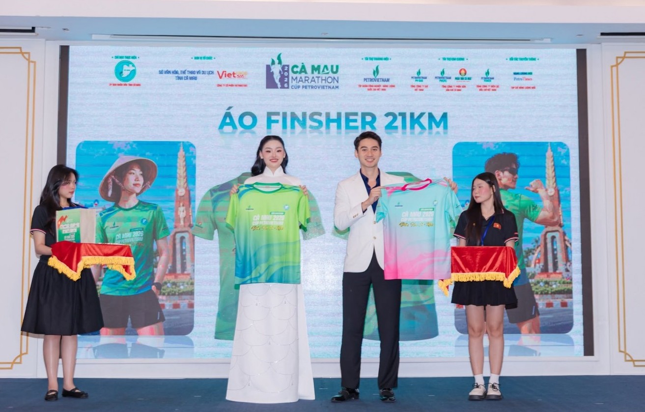 Công bố 4 đại sứ Cà Mau Marathon 2026 - Cúp PETROVIETNAM