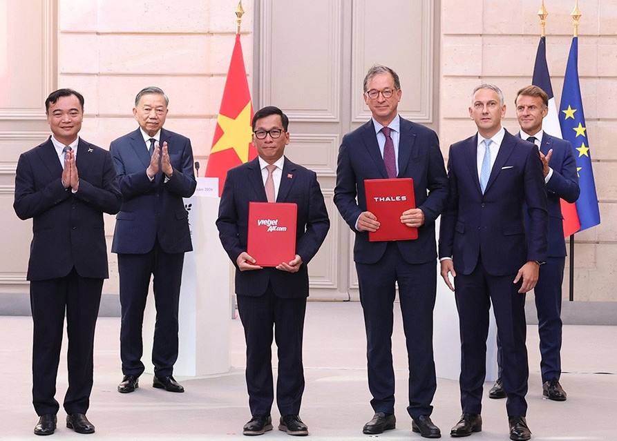 Vietjet và Thales mở rộng hợp tác hàng không công nghệ cao Việt Nam - Pháp