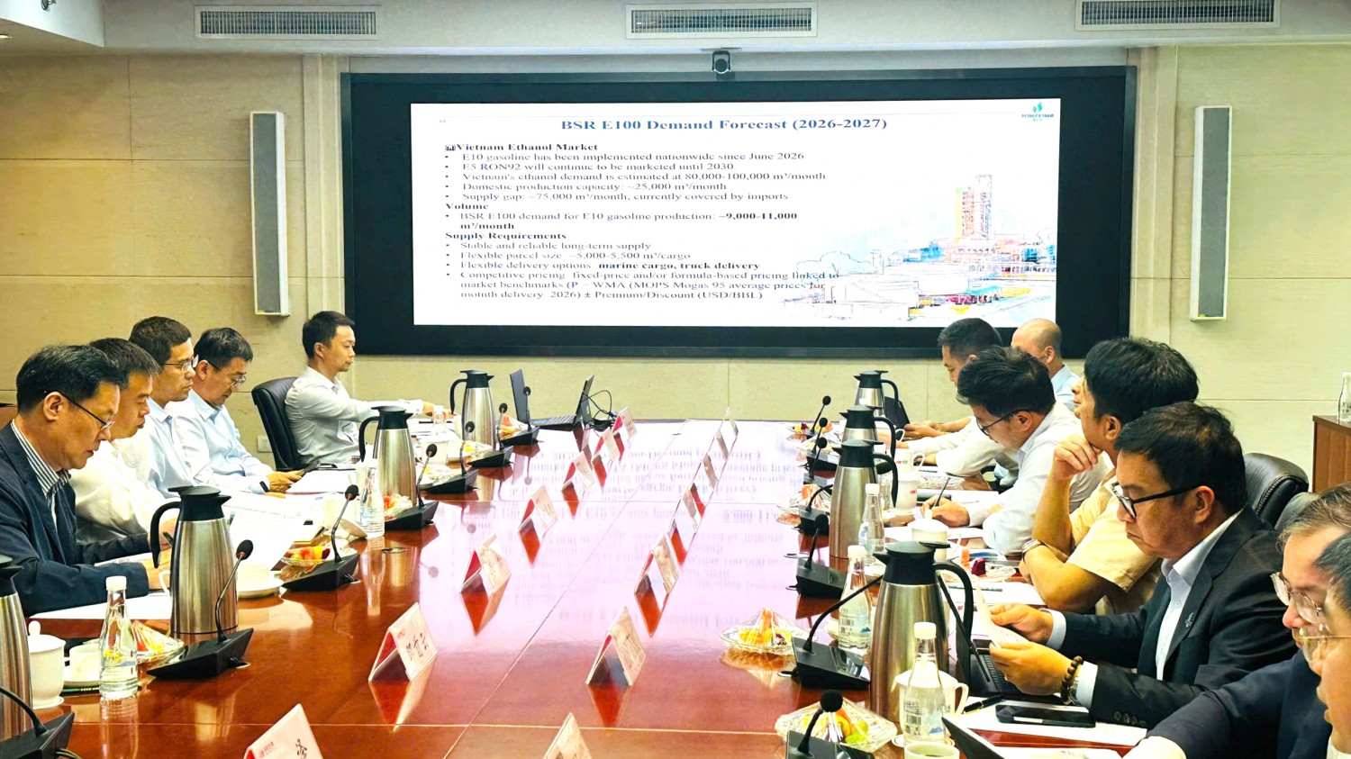 BSR thúc đẩy hợp tác về ethanol và nhiên liệu sinh học BSR thúc đẩy hợp tác về ethanol và nhiên liệu sinh học