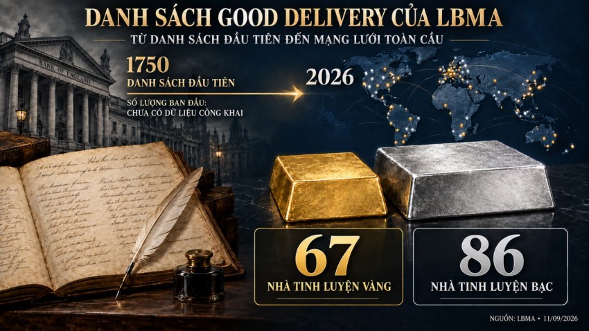 Ai đứng sau một thỏi vàng được thị trường quốc tế chấp nhận?