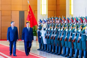 Tổng Bí thư, Chủ tịch nước Tô Lâm chủ trì Lễ đón chính thức Nhà vua Vương quốc Thái Lan và Hoàng hậu