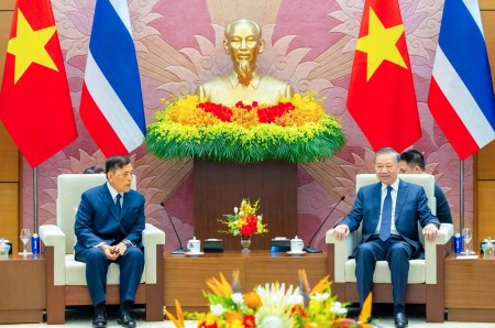 Tổng Bí thư, Chủ tịch nước Tô Lâm hội đàm với Nhà vua Thái Lan
