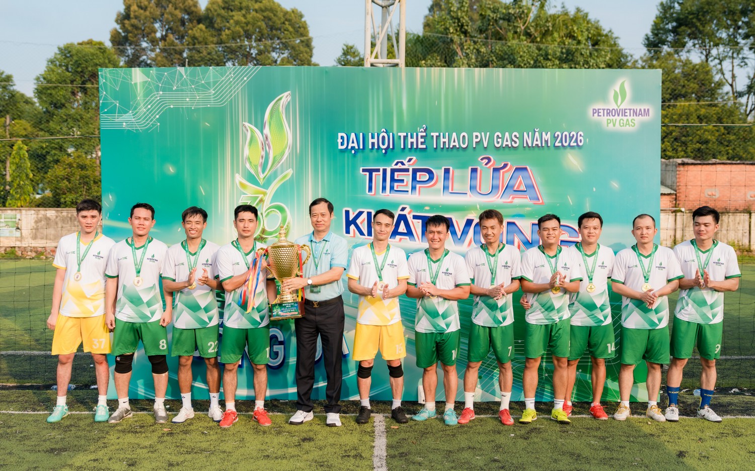 Chi nhánh Khí Tây Nam Bộ giành giải Nhì toàn đoàn tại Đại hội Thể thao PV GAS 2026 Chi nhánh Khí Tây Nam Bộ giành giải Nhì toàn đoàn tại Đại hội Thể thao PV GAS 2026
