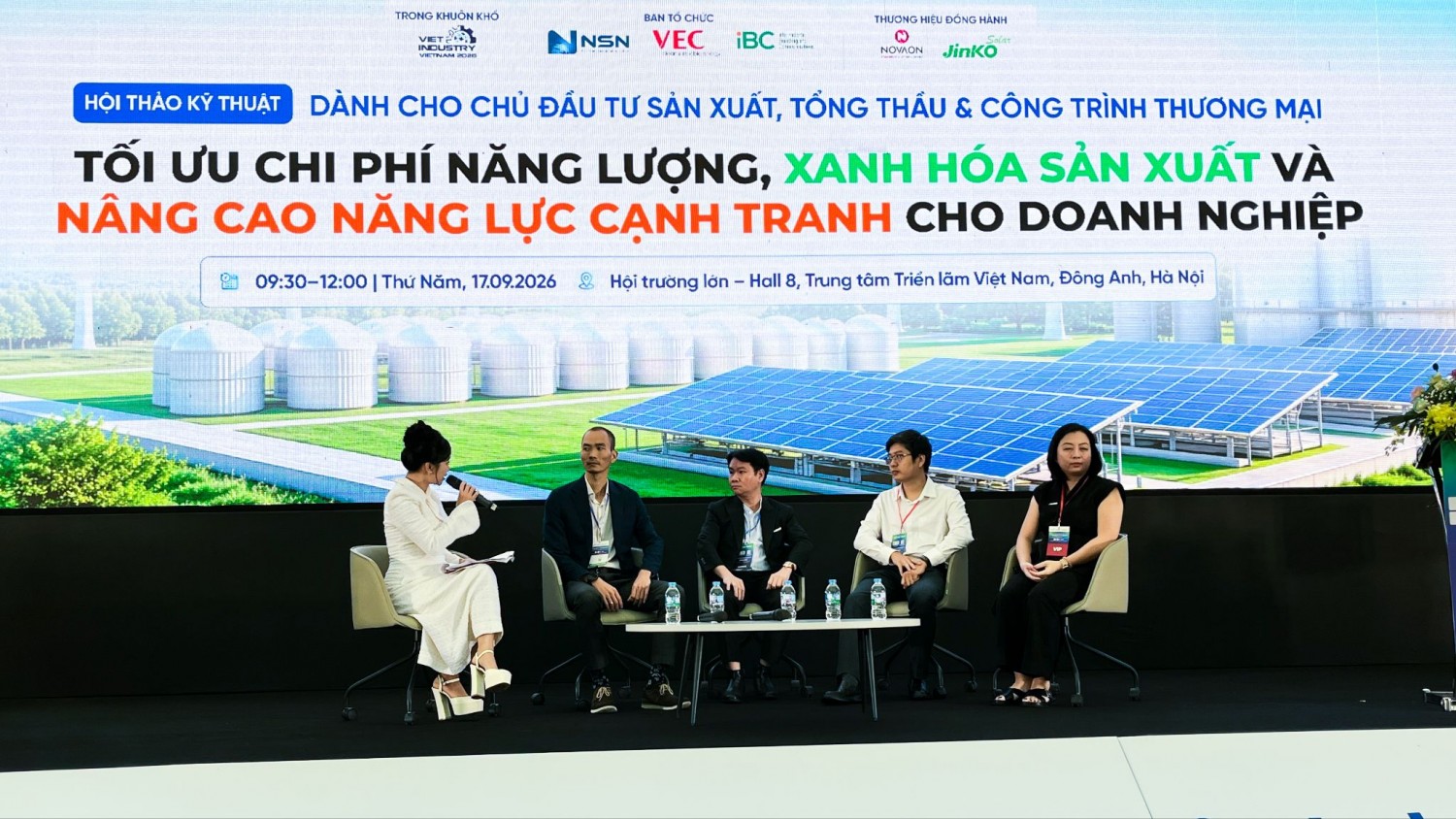 Novaon Energy chia sẻ giải pháp năng lượng cho doanh nghiệp tại Viet Industry 2026 Novaon Energy chia sẻ giải pháp năng lượng cho doanh nghiệp tại Viet Industry 2026
