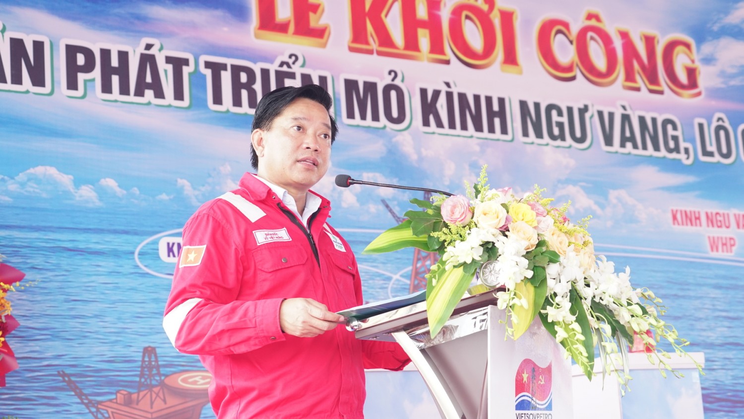 Khởi công Dự án phát triển mỏ Kình Ngư Vàng, Lô 01/10&02/10 Khởi công Dự án phát triển mỏ Kình Ngư Vàng, Lô 01/10&02/10