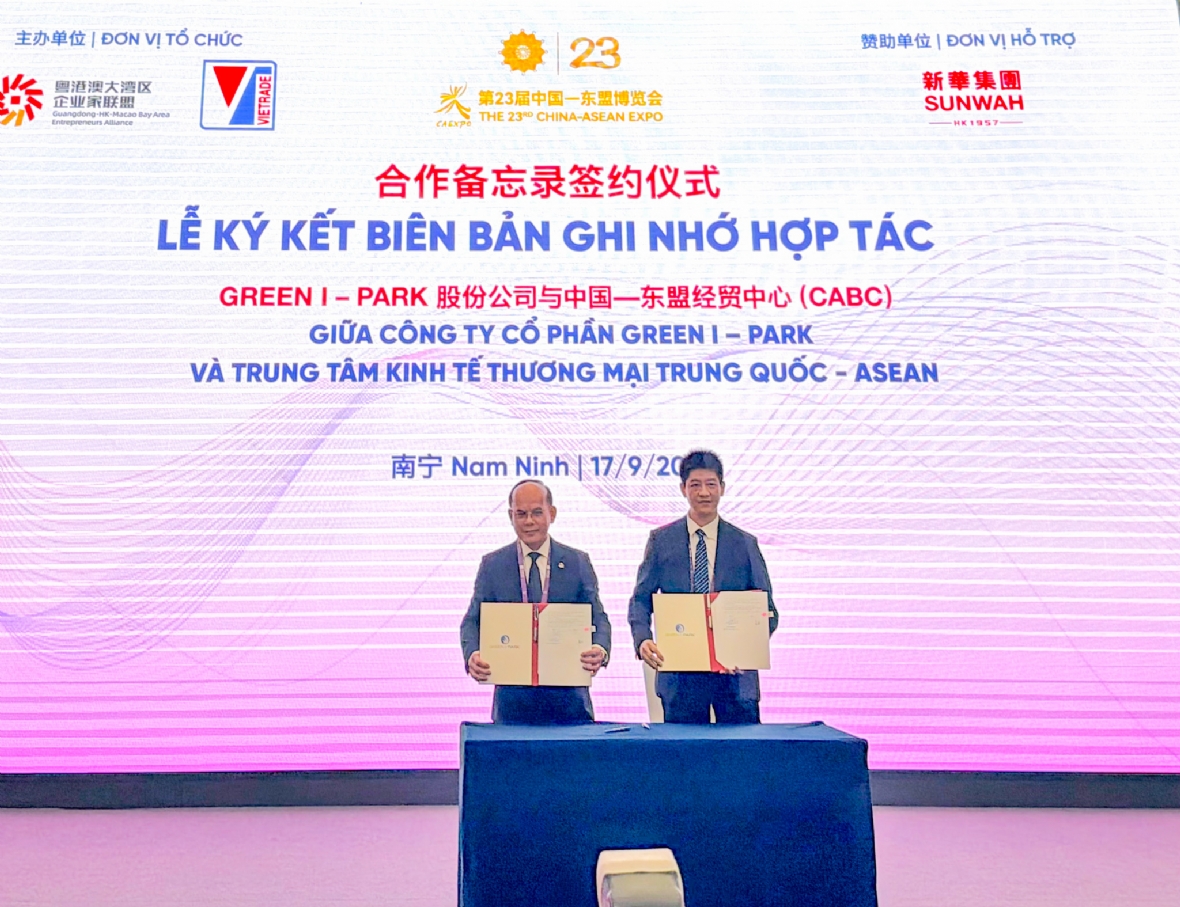 Green i-Park mở rộng hợp tác thương mại tại Nam Ninh Green i-Park mở rộng hợp tác thương mại tại Nam Ninh