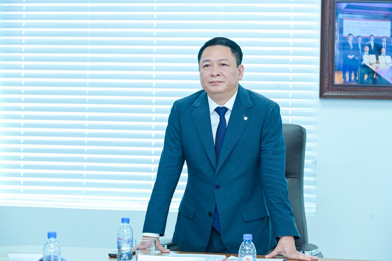 Ông Nguyễn Duy Giang, Phó Tổng Giám đốc PV Power, Chủ tịch HĐQT Công ty Cổ phần Điện LNG Quỳnh Lập phát biểu tại Đại hội Ông Nguyễn Duy Giang, Phó Tổng Giám đốc PV Power, Chủ tịch HĐQT Công ty Cổ phần Điện LNG Quỳnh Lập phát biểu tại Đại hội