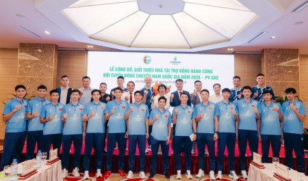 PV GAS đồng hành cùng Đội tuyển Bóng chuyền nam Quốc gia năm 2026