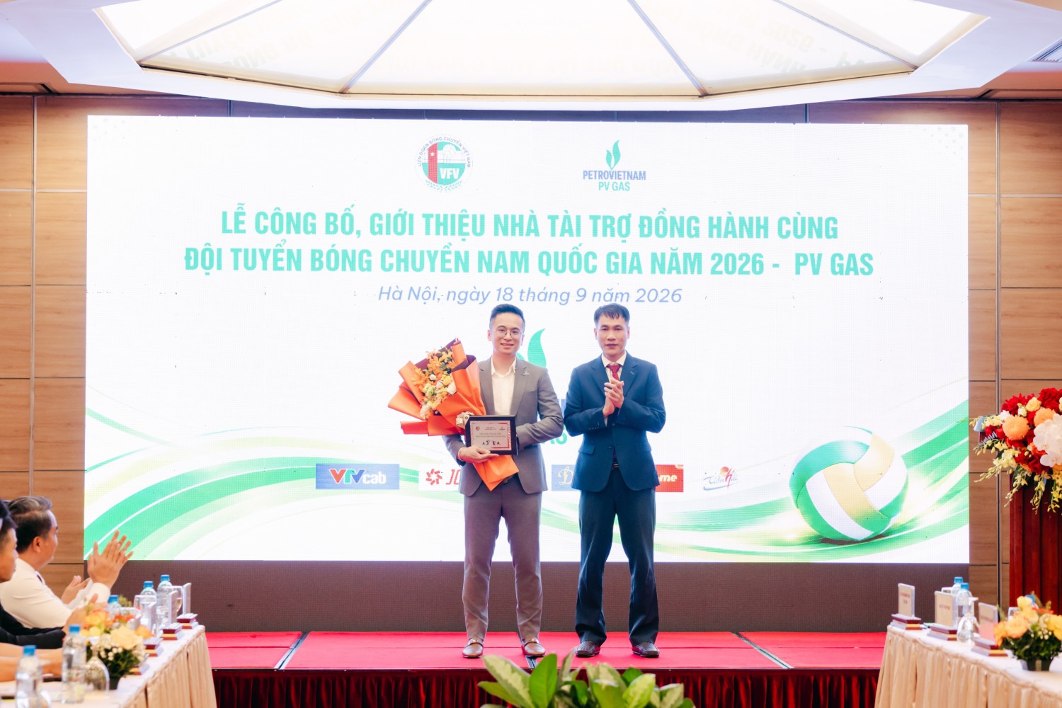 PV GAS đồng hành cùng Đội tuyển Bóng chuyền nam Quốc gia năm 2026