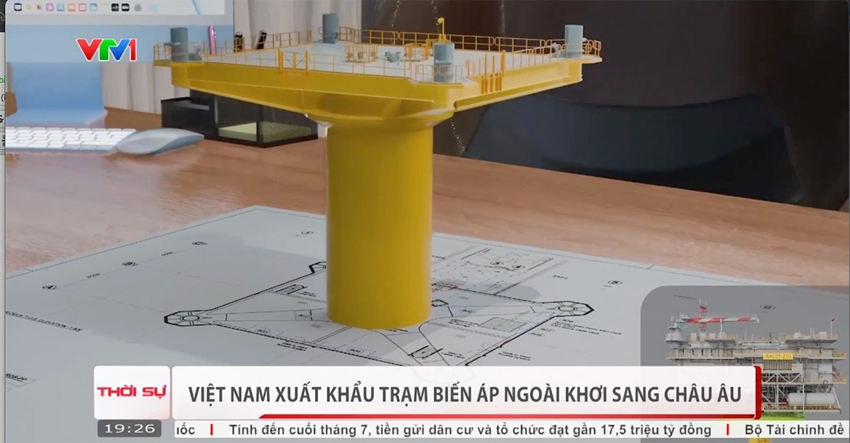 [VIDEO] Việt Nam xuất khẩu trạm biến áp ngoài khơi sang châu Âu