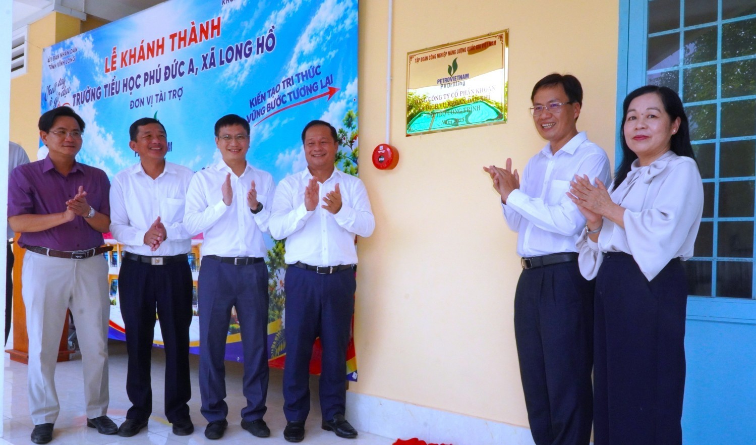 PV Drilling đồng hành xây dựng cơ sở vật chất Trường Tiểu học Phú Đức A, tỉnh Vĩnh Long