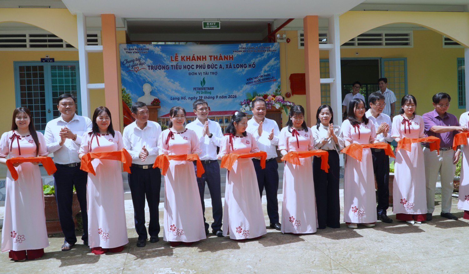 PV Drilling đồng hành xây dựng cơ sở vật chất Trường Tiểu học Phú Đức A, tỉnh Vĩnh Long