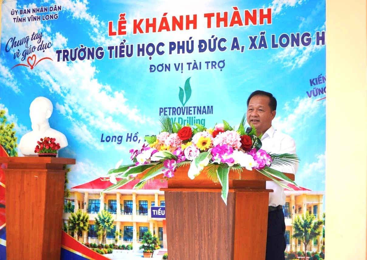 PV Drilling đồng hành xây dựng cơ sở vật chất Trường Tiểu học Phú Đức A, tỉnh Vĩnh Long