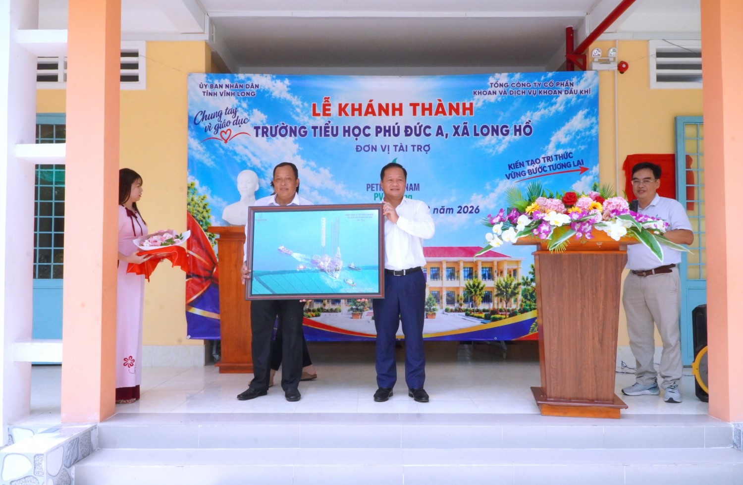 PV Drilling đồng hành xây dựng cơ sở vật chất Trường Tiểu học Phú Đức A, tỉnh Vĩnh Long