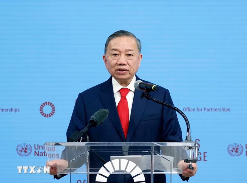 Tổng Bí thư, Chủ tịch nước Tô Lâm chứng kiến Lễ trao các văn kiện, thỏa thuận hợp tác với Liên Hợp Quốc Tổng Bí thư, Chủ tịch nước Tô Lâm chứng kiến Lễ trao các văn kiện, thỏa thuận hợp tác với Liên Hợp Quốc