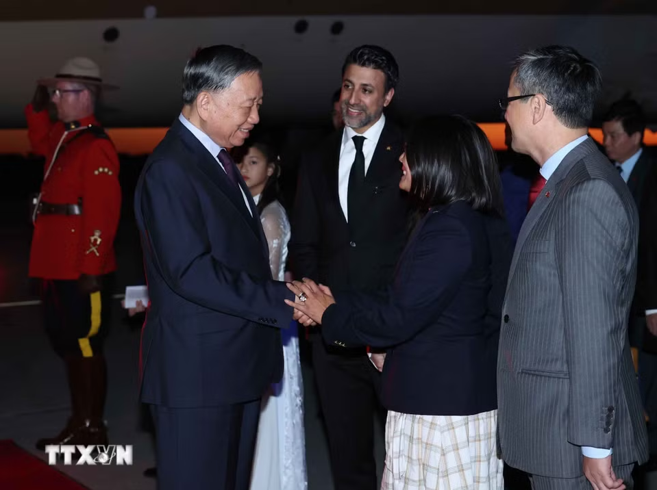 Tổng Bí thư, Chủ tịch nước Tô Lâm bắt đầu chuyến thăm cấp Nhà nước tới Canada Tổng Bí thư, Chủ tịch nước Tô Lâm bắt đầu chuyến thăm cấp Nhà nước tới Canada