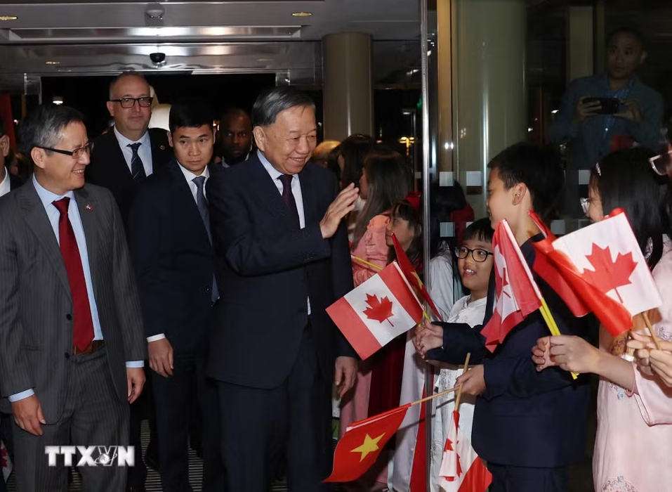 Tổng Bí thư, Chủ tịch nước Tô Lâm bắt đầu chuyến thăm cấp Nhà nước tới Canada Tổng Bí thư, Chủ tịch nước Tô Lâm bắt đầu chuyến thăm cấp Nhà nước tới Canada