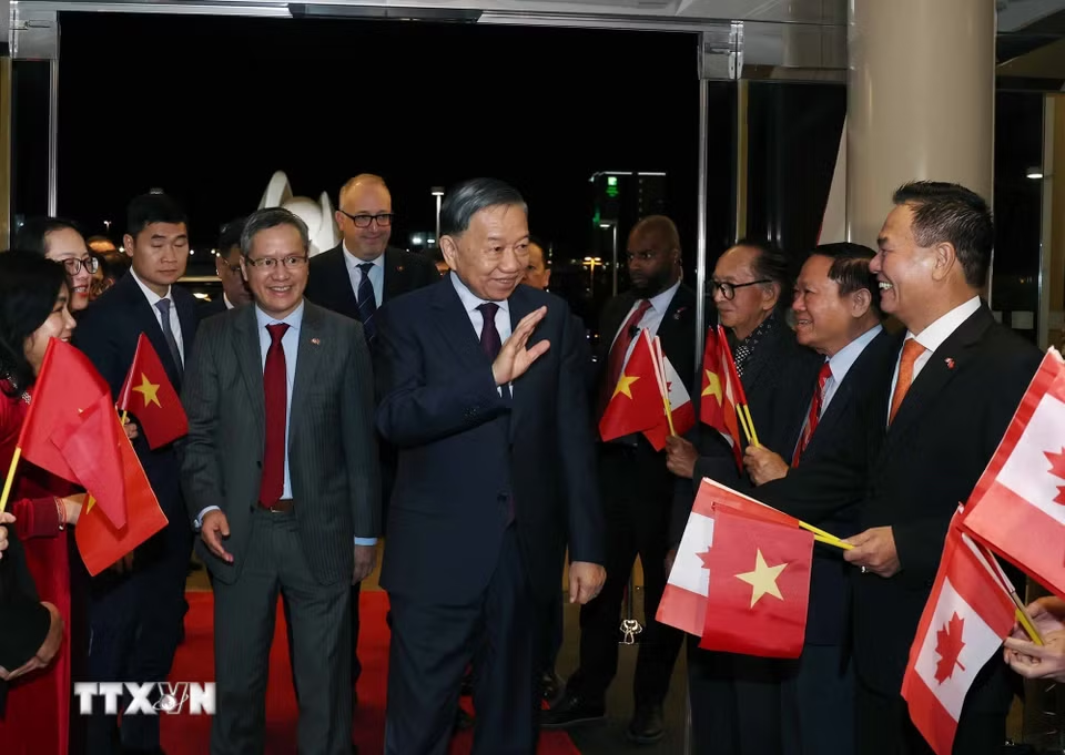 Tổng Bí thư, Chủ tịch nước Tô Lâm bắt đầu chuyến thăm cấp Nhà nước tới Canada Tổng Bí thư, Chủ tịch nước Tô Lâm bắt đầu chuyến thăm cấp Nhà nước tới Canada