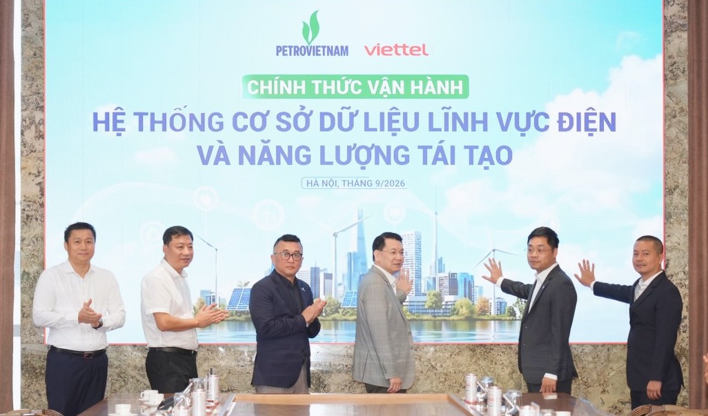 PETROVIETNAM chính thức vận hành Hệ thống Cơ sở dữ liệu lĩnh vực Điện và Năng lượng tái tạo