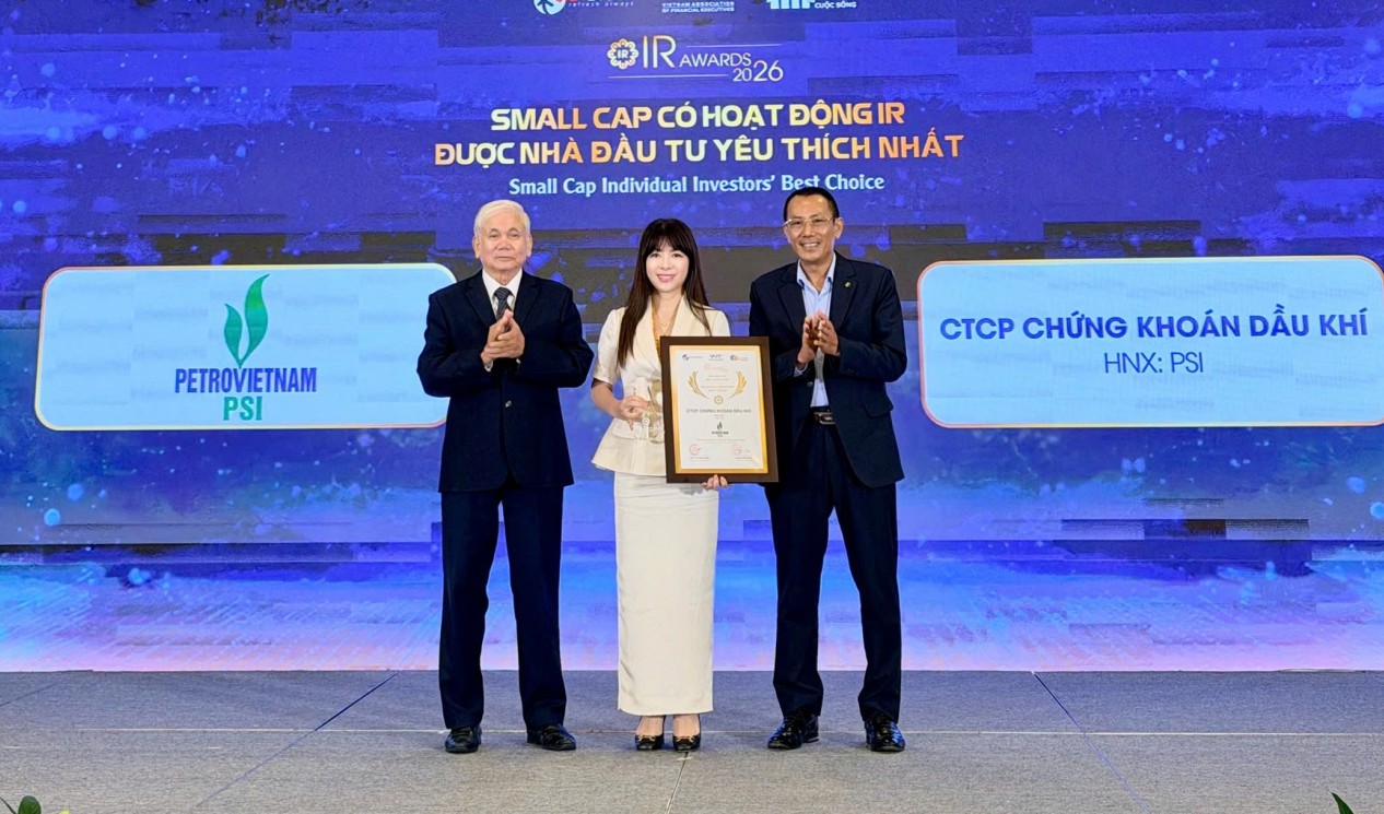 PSI ghi dấu ấn mới tại IR Awards 2026