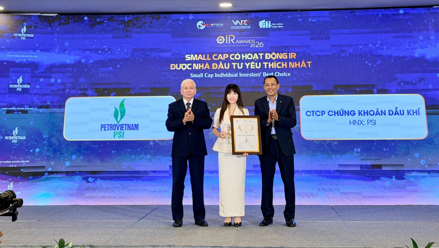 PSI ghi dấu ấn mới tại IR Awards 2026 PSI ghi dấu ấn mới tại IR Awards 2026
