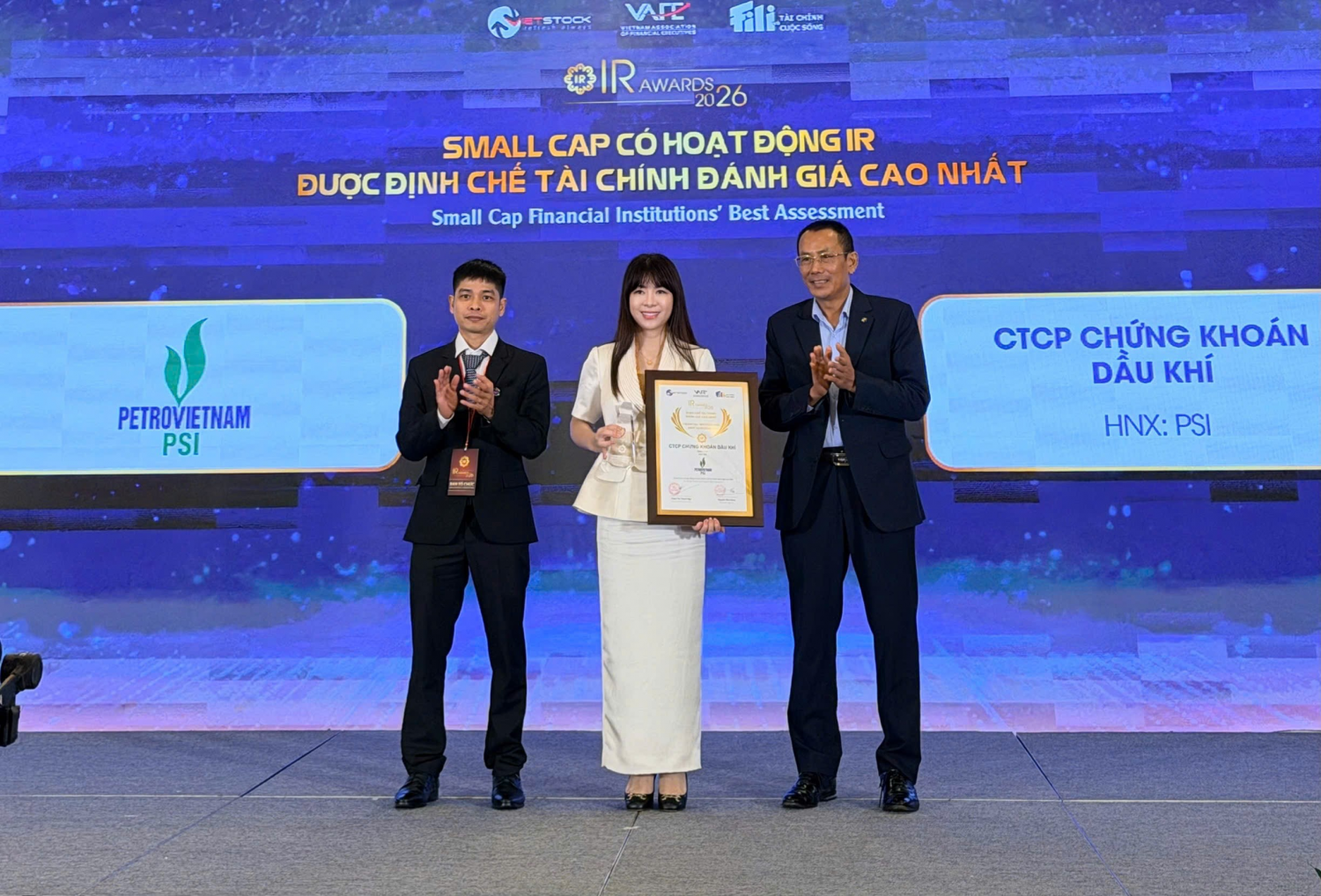 PSI ghi dấu ấn mới tại IR Awards 2026 PSI ghi dấu ấn mới tại IR Awards 2026