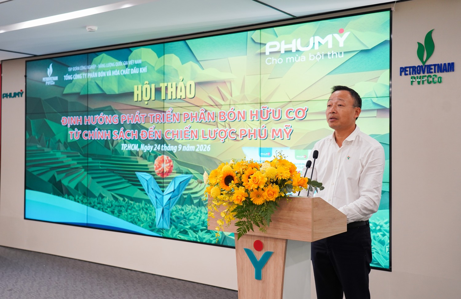 PVFCCo - Phú Mỹ: Phát triển phân bón hữu cơ theo hướng giải pháp dinh dưỡng toàn diện