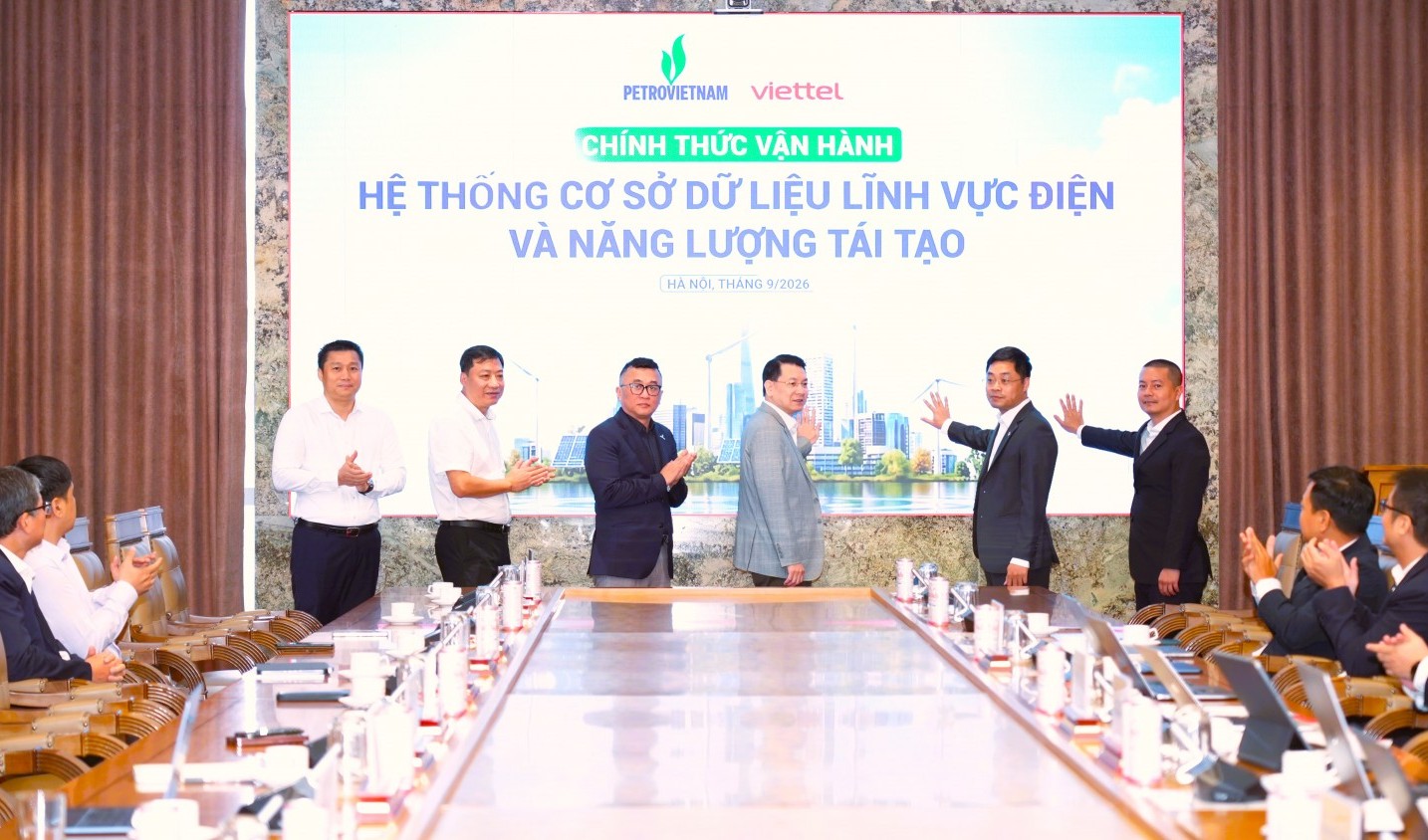 [VIDEO] PETROVIETNAM chính thức vận hành Hệ thống Cơ sở dữ liệu lĩnh vực Điện và Năng lượng tái tạo