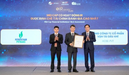 PVTrans: Doanh nghiệp Mid Cap có hoạt động IR được Định chế tài chính đánh giá cao nhất 2026