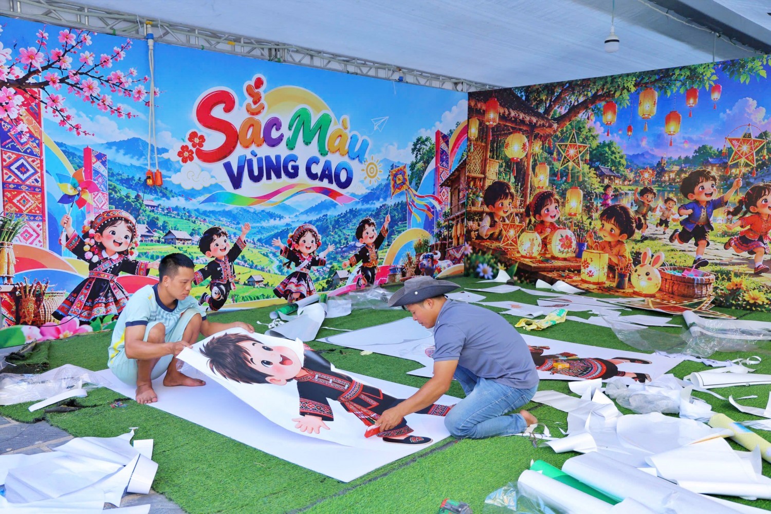 Tết Trung Thu đầu tiên tại Trường PETROVIETNAM - Phong Thổ đã sẵn sàng