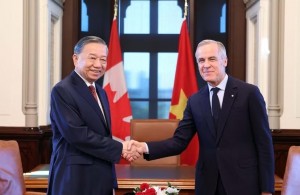 Tổng Bí thư, Chủ tịch nước Tô Lâm hội đàm với Thủ tướng Canada Mark Carney