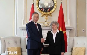 Tổng Bí thư, Chủ tịch nước Tô Lâm hội kiến với Toàn quyền Canada Louise Arbour