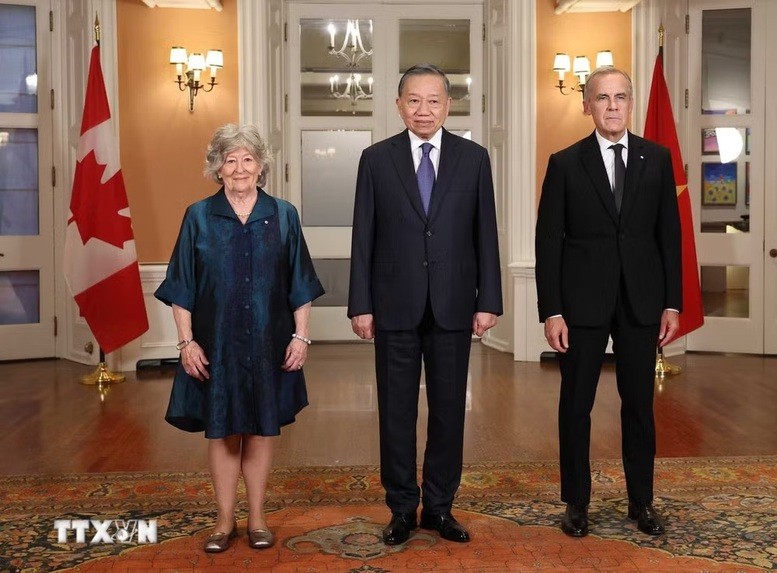 Toàn quyền Canada chủ trì chiêu đãi trọng thể Tổng Bí thư, Chủ tịch nước Tô Lâm