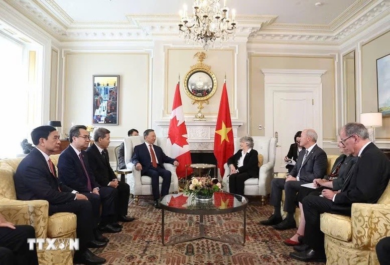 Tổng Bí thư, Chủ tịch nước Tô Lâm hội kiến với Toàn quyền Canada Louise Arbour